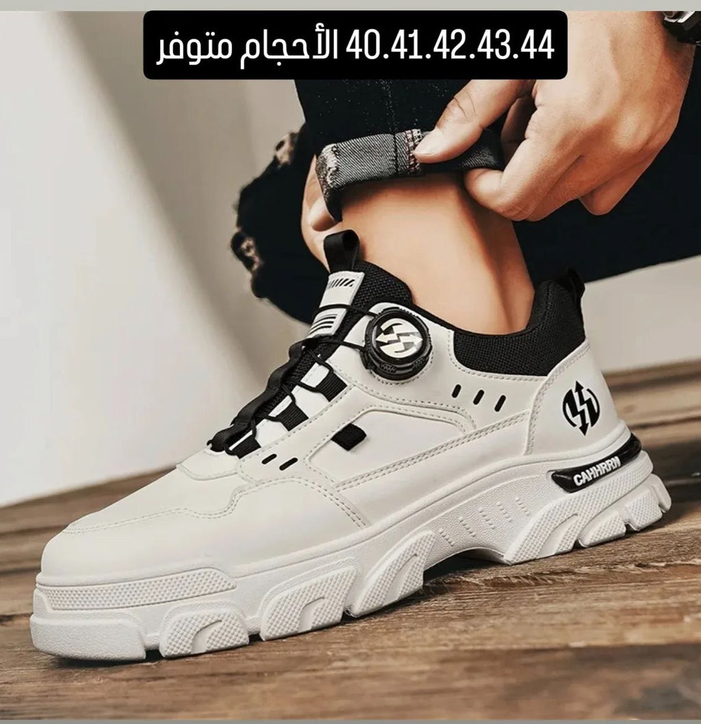 حذاء ابيض كوالتي عالي